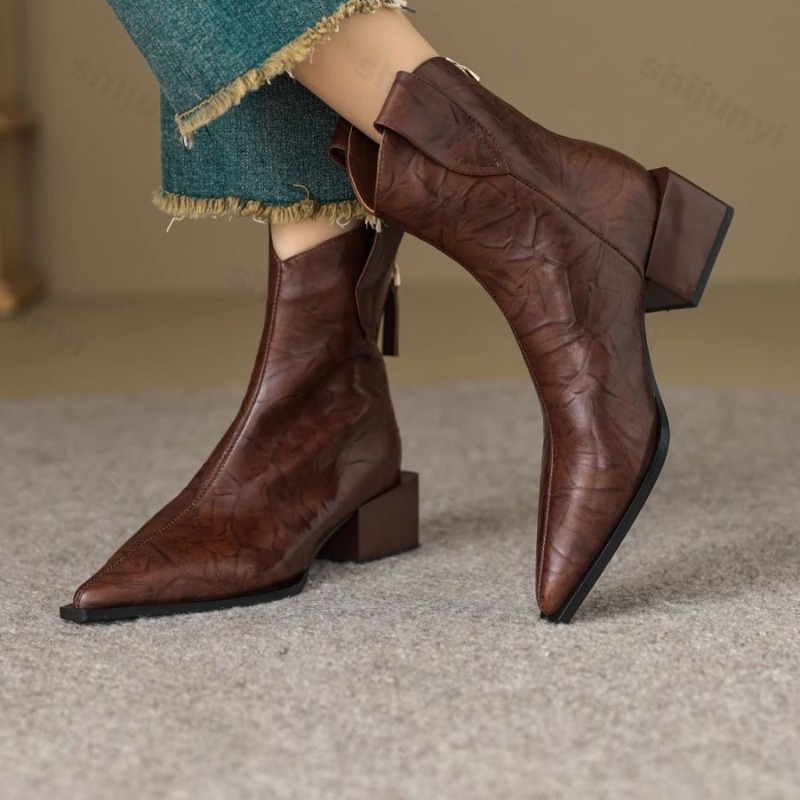 Western Cowgirl Boot - Damskie kowbojki westernowe 2025 z ostrym