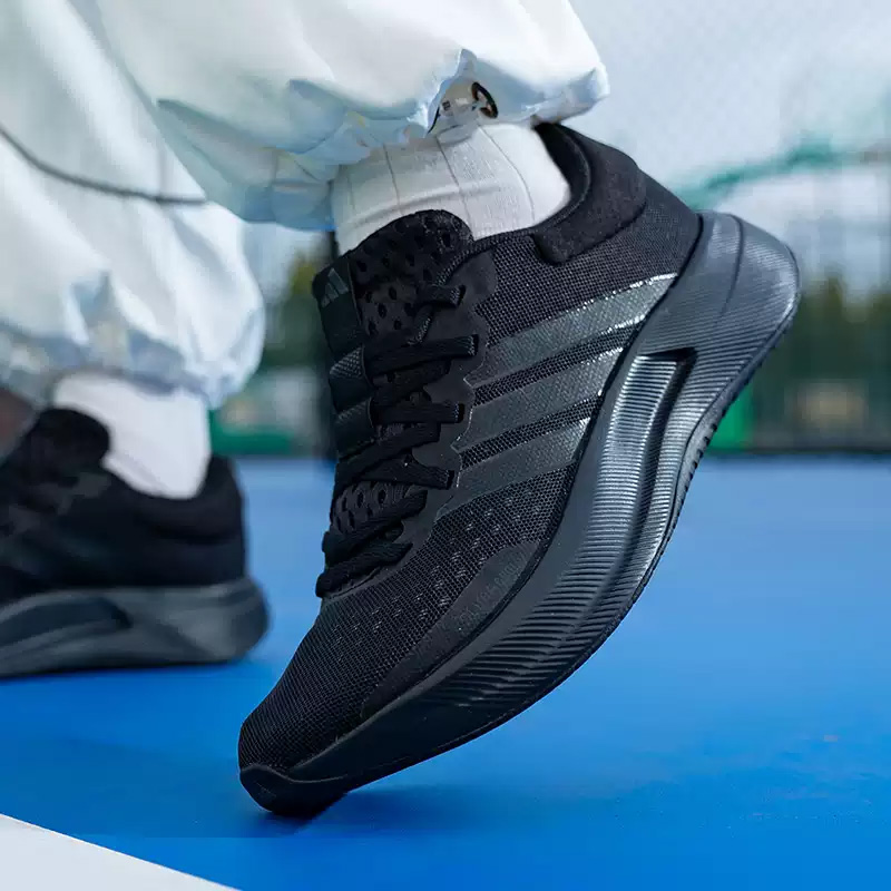 Women Shoes Hong Kong - adidas All Black Oddychające, lekkie, amortyzowane