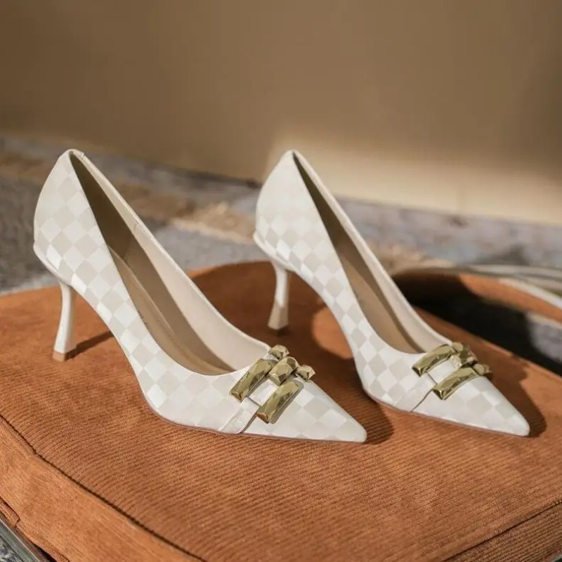 Women Shoes Quick Delivery - Czarne buty damskie na średnim obcasie