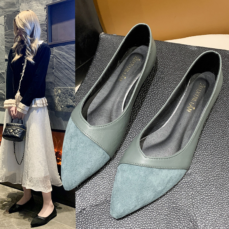 Women Shoes Black - Czarne skórzane buty damskie na płaskiej