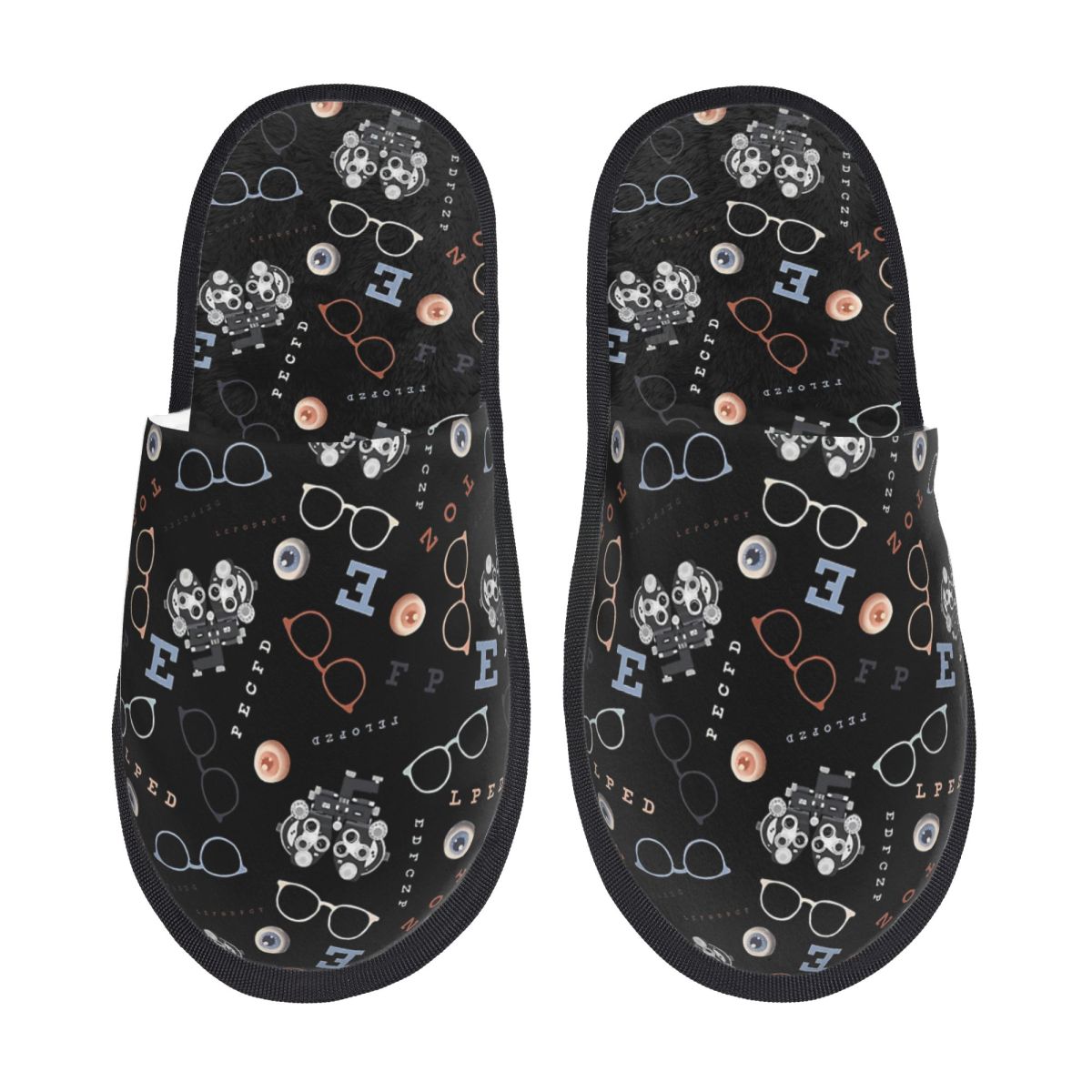 Women Shoes Chart Size - Damskie kapcie z własnym nadrukiem, z