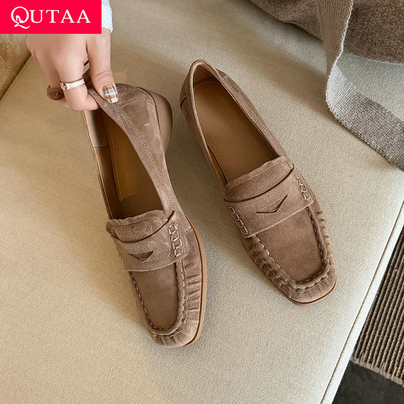 Kids Shoes Women - QUTAA 2026 Nowości Moda Damskie Czółenka