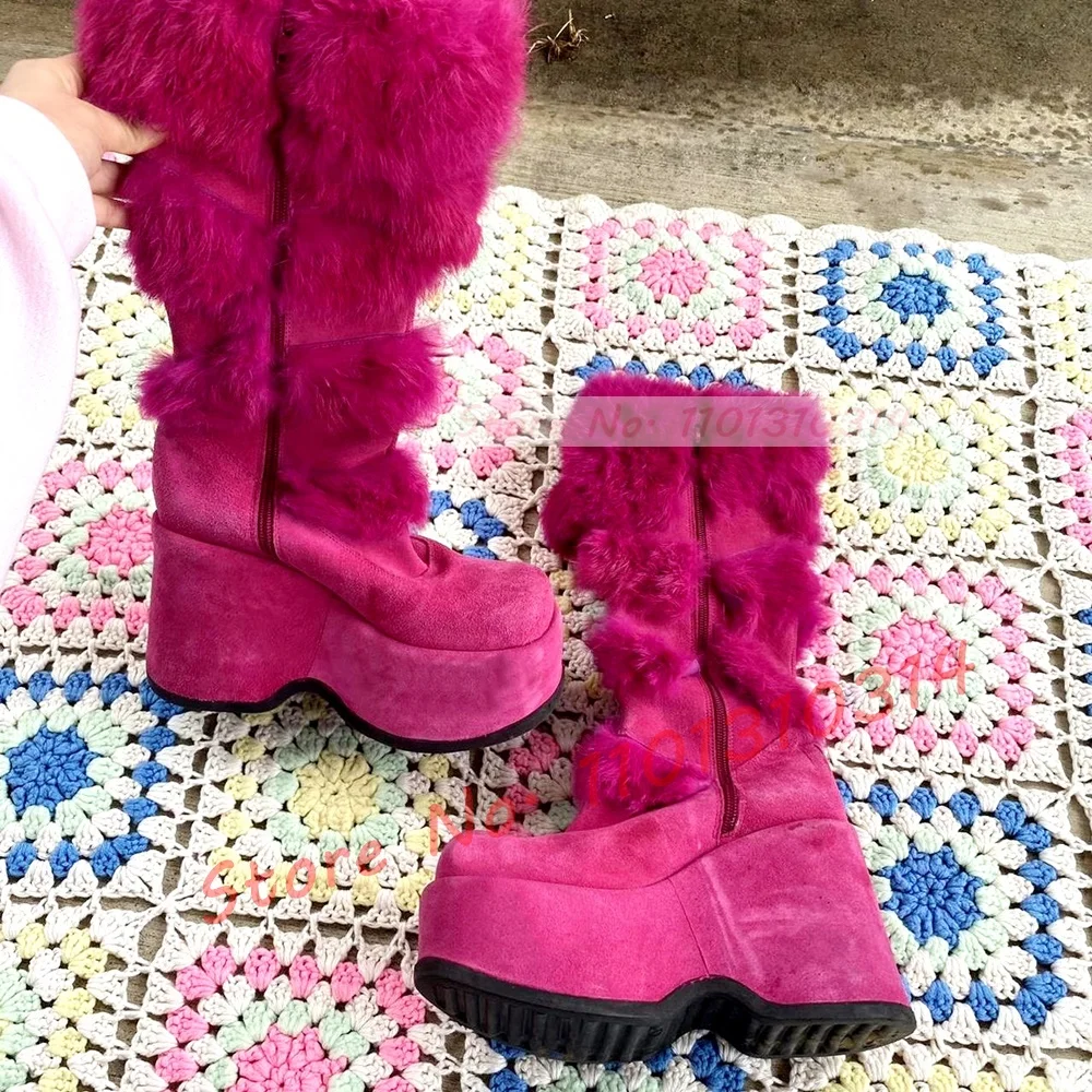 Kids Shoes Women - Modne różowe buty z grubą podeszwą,