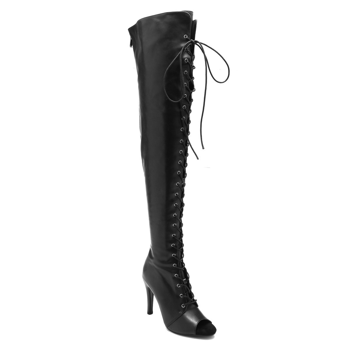 Czarne wysokie buty damskie Mi – Women'S Shoes Big Feet recenzja i cena