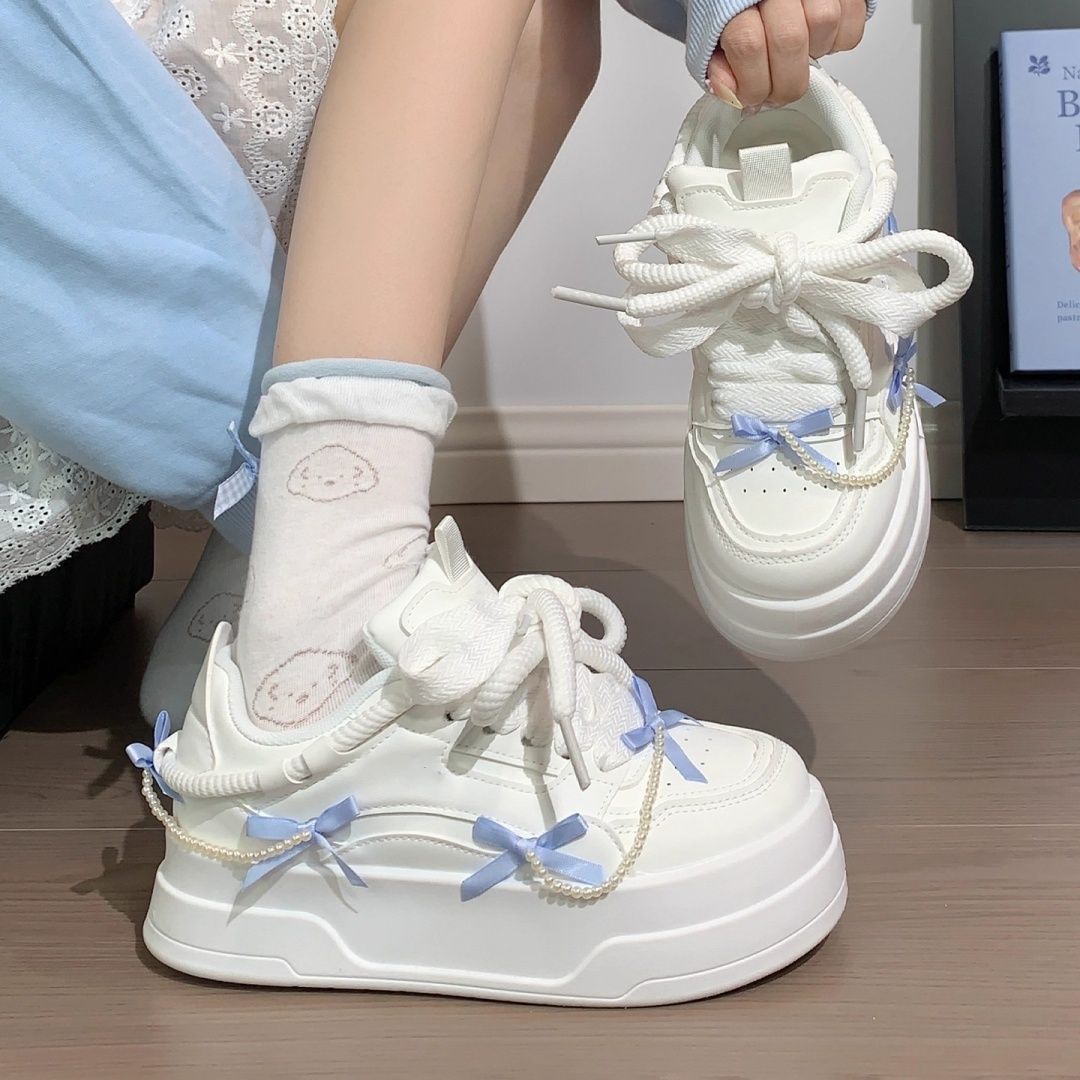 Letnie sneakersy na grubej pla – Women Shoes Hong Kong recenzja i cena