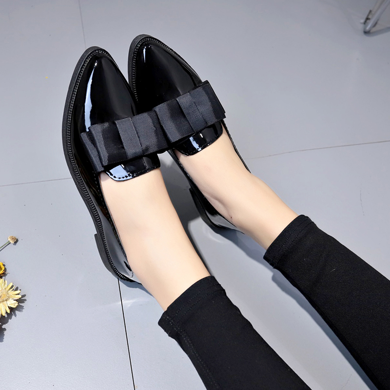 Czarne/Czerwone lakierowane ba – Women Shoes Black recenzja i cena