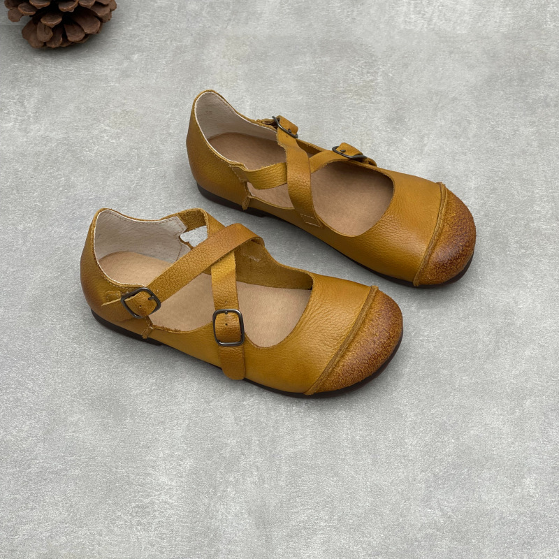 Damskie Oryginalne Ręcznie Rob – Women'S Shoes Round Toe recenzja i cena