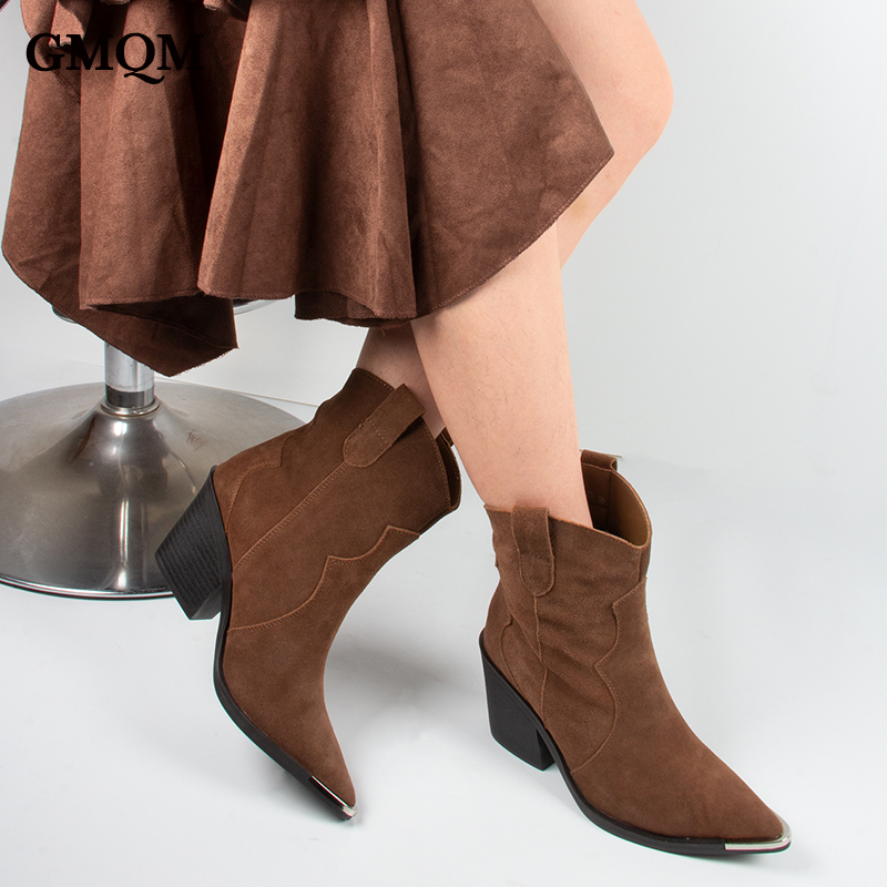 Botki damskie GMQM 2025, wygod – Western Cowgirl Boot recenzja i cena
