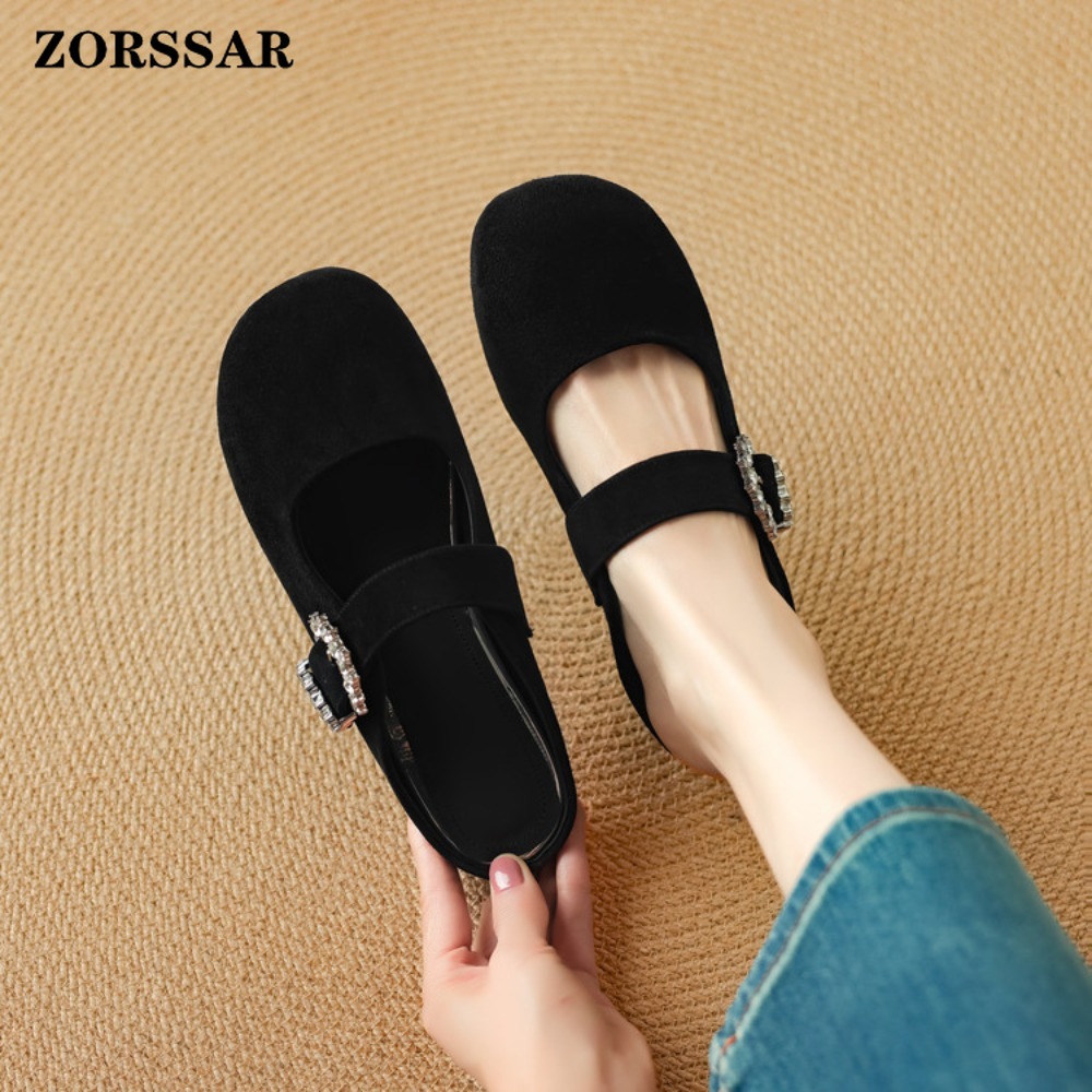 Damskie zamszowe baleriny Mary – Kids Shoes Women recenzja i cena