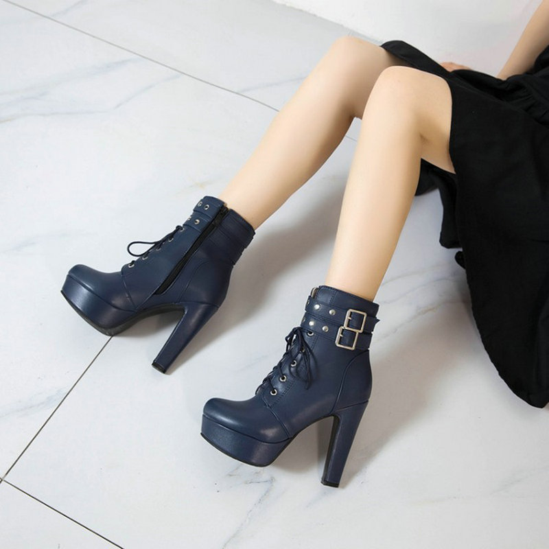 Zimowe ocieplane futrem żółto- – Women Shoes For Big Feet recenzja i cena