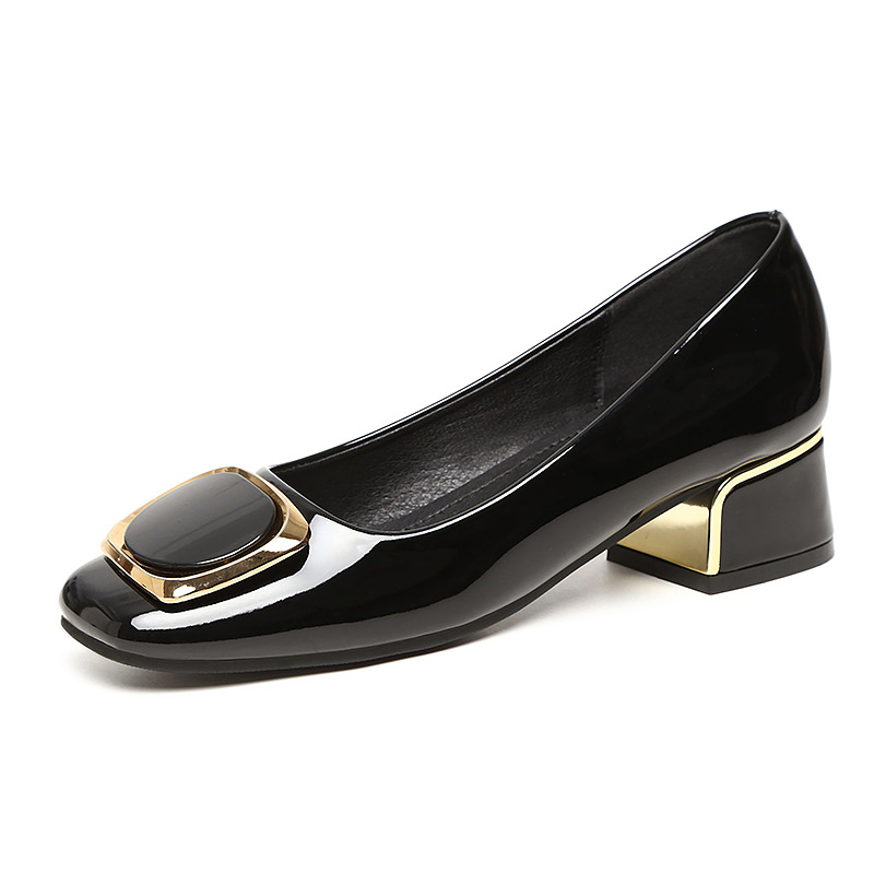 Nowe damskie skórzane czółenka – Women'S Shoes Round Toe recenzja i cena