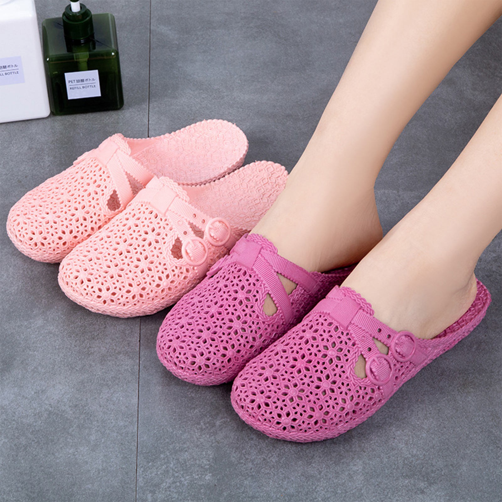 Klapki damskie z odkrytymi pal – Women Shoes Model recenzja i cena