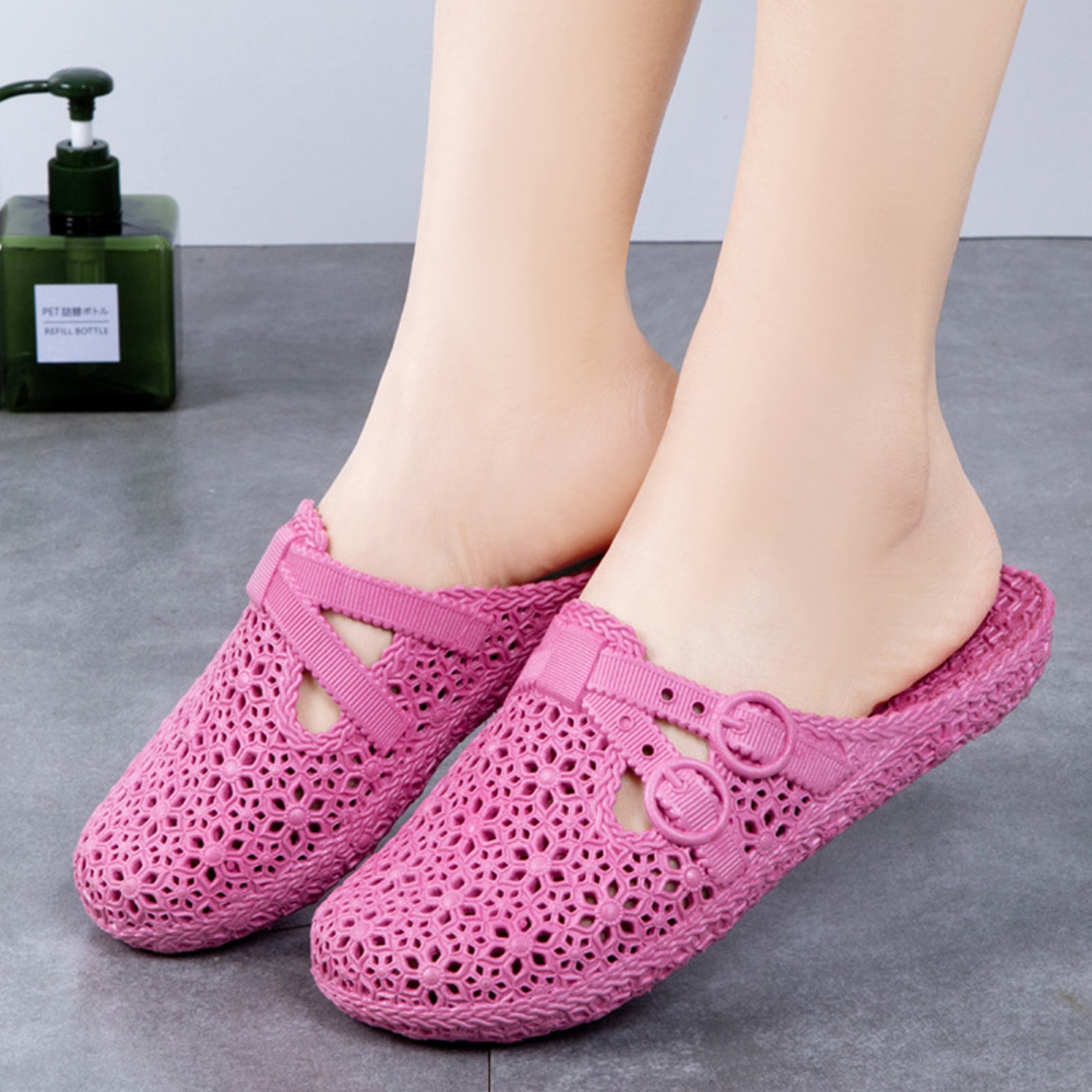 Klapki damskie z odkrytymi pal – Women Shoes Model recenzja i cena
