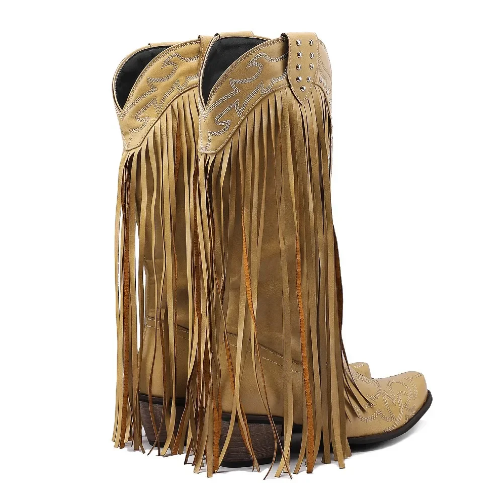 Fringe Rivet Western Women Mid – Western Cowgirl Boot recenzja i cena