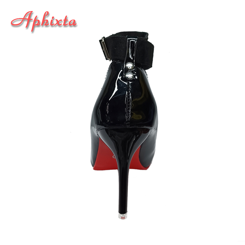 Aphixta 2cm Flock Belt Buckle  – Women'S Shoes Big Feet recenzja i cena