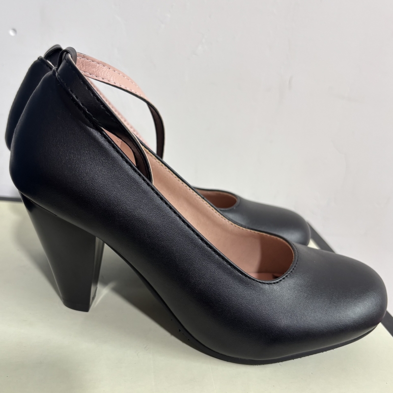 Eleganckie czarno-różowo-białe – Women'S Shoes Big Feet recenzja i cena