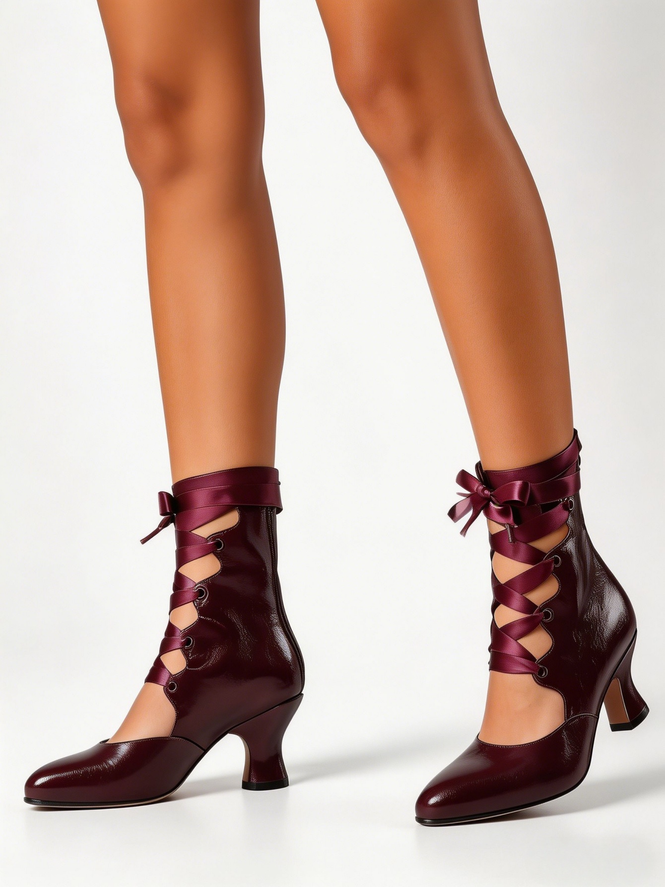 Gotyckie sznurowane szpilki da – Ribbon Tie Heel recenzja i cena