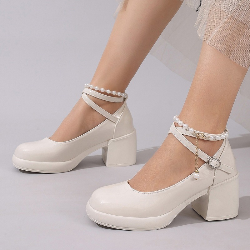 Nowe damskie czółenka, modne b – Women'S Shoes Round Toe recenzja i cena