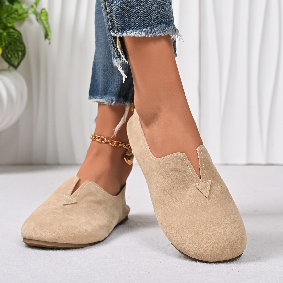 Damskie płaskie buty wsuwane z – Women Shoes Quick Delivery recenzja i cena