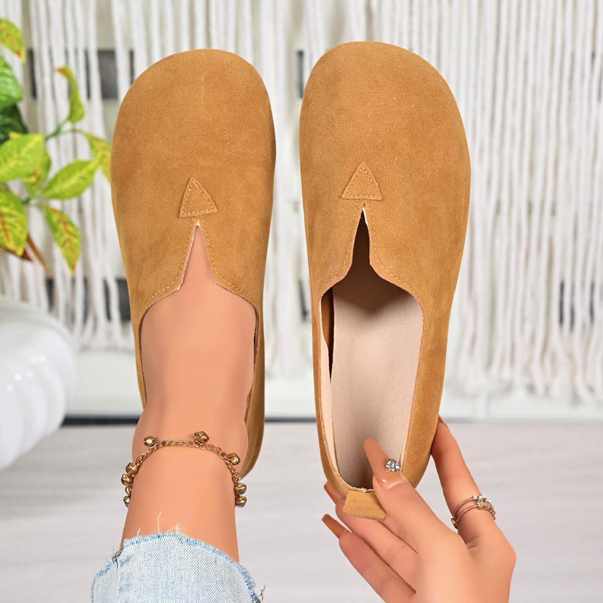 Damskie płaskie buty wsuwane z – Women Shoes Quick Delivery recenzja i cena