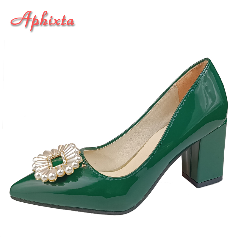 Aphixta 2025 luksusowe perłowe – Women'S Shoes Big Feet recenzja i cena