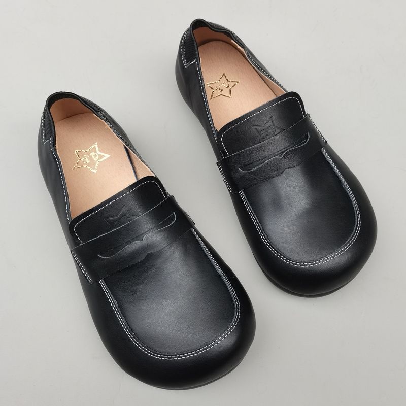 Naturalne skórzane szerokie bu – Women Shoes For Big Feet recenzja i cena