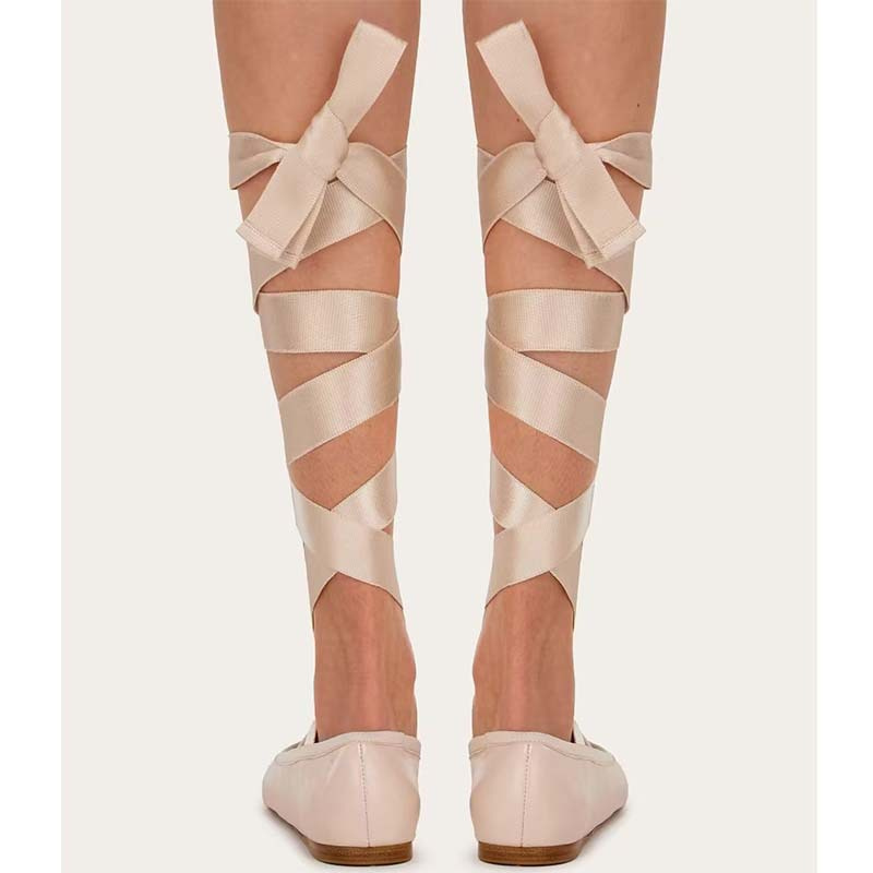 Damskie baleriny, dziecięce i  – Ribbon Tie Heel recenzja i cena