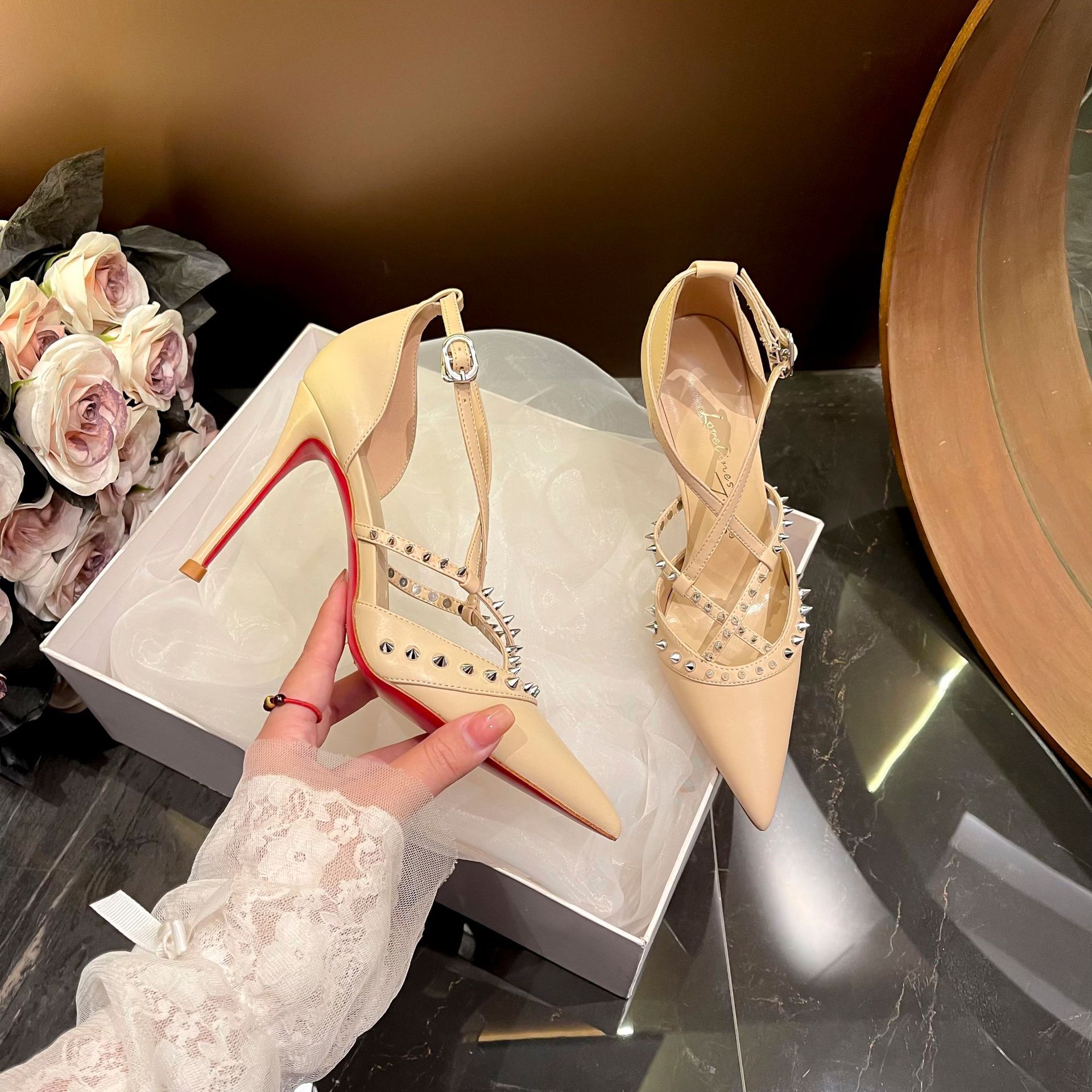 Retro Damskie Sandały Szpilki  – Women Shoes Black recenzja i cena