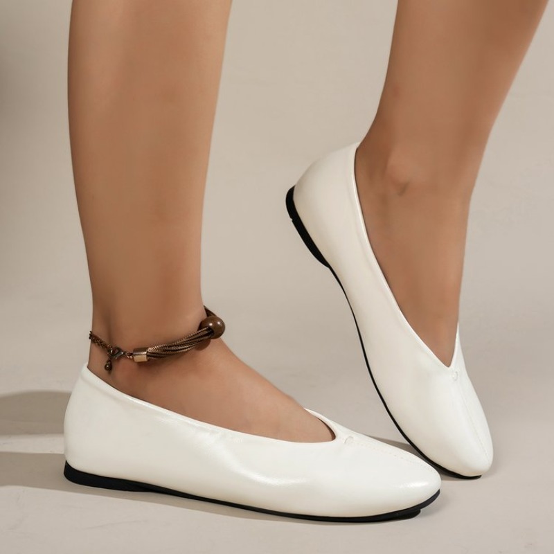 Wygodne damskie baleriny z okr – Women'S Shoes Round Toe recenzja i cena