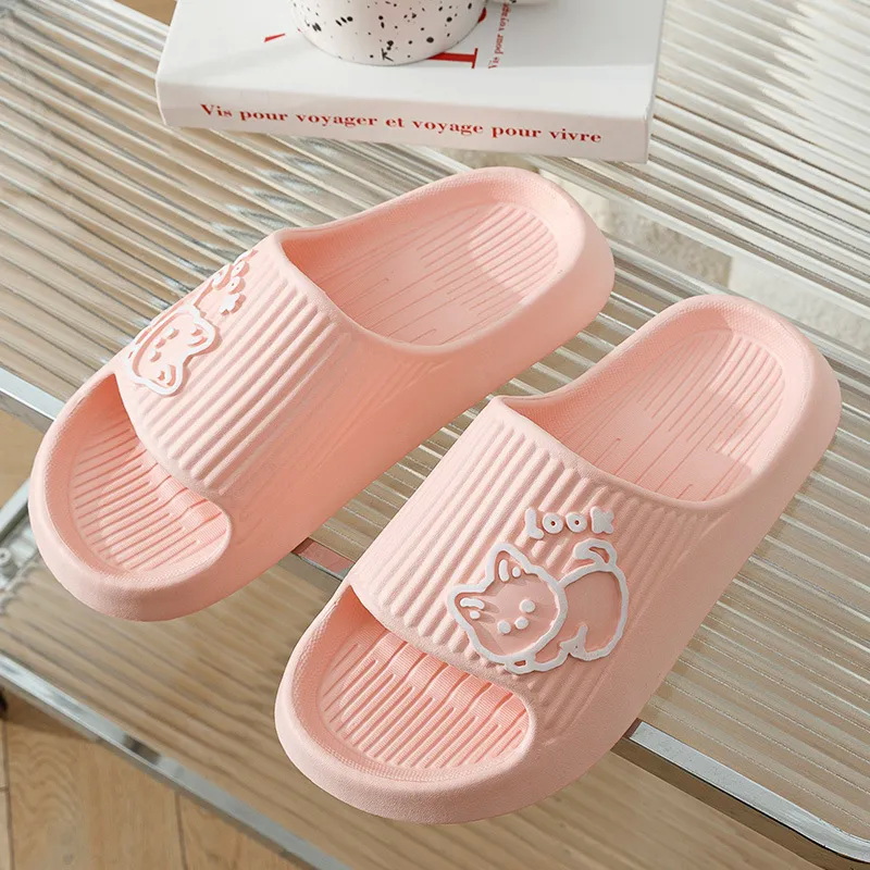 Letnie Kawaii Kocie Kapcie Dam – Women Shoes Black recenzja i cena