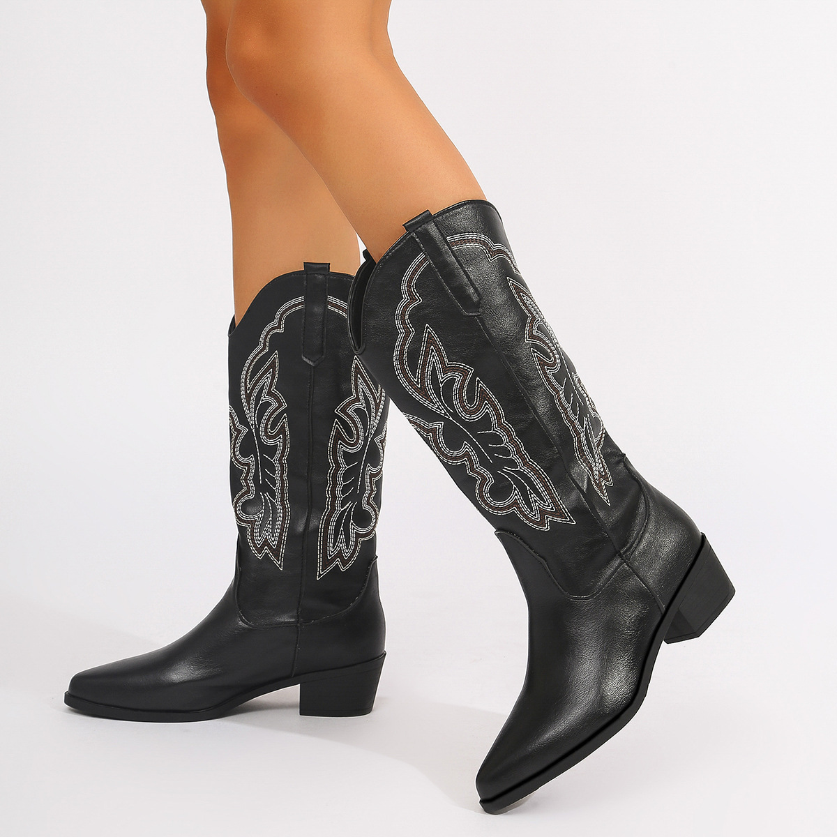 Botki damskie plus size 43 na  – Western Cowgirl Boot recenzja i cena