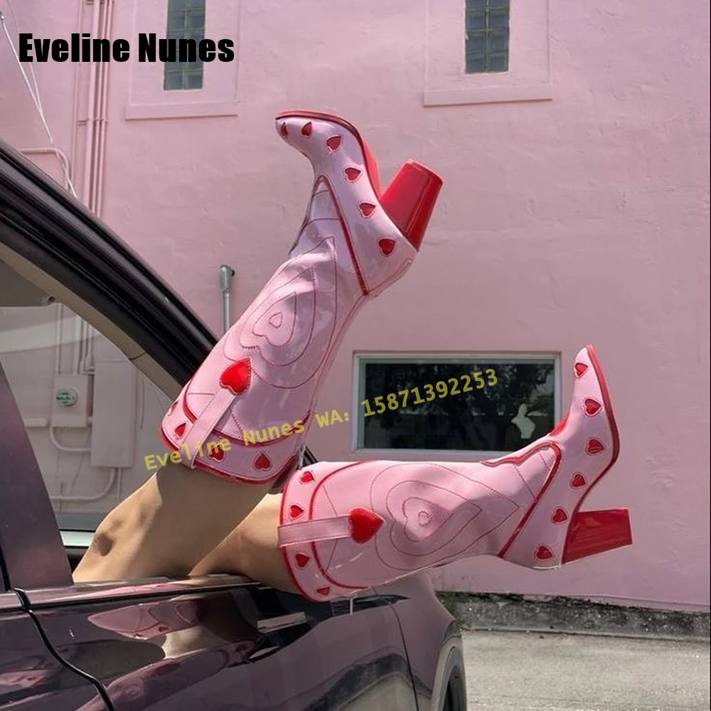 Pink Heart Space Cowgirl Boots – Western Cowgirl Boot recenzja i cena