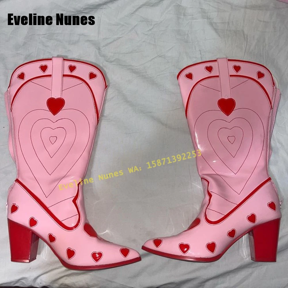 Pink Heart Space Cowgirl Boots – Western Cowgirl Boot recenzja i cena