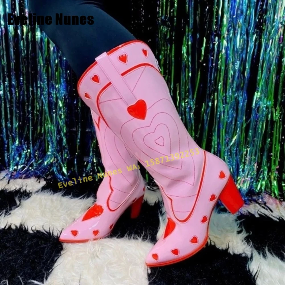 Pink Heart Space Cowgirl Boots – Western Cowgirl Boot recenzja i cena