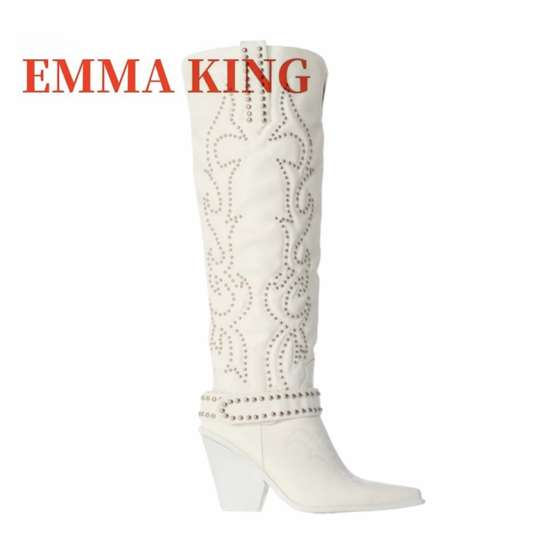 Botki damskie do kolan z nitam – Western Cowgirl Boot recenzja i cena