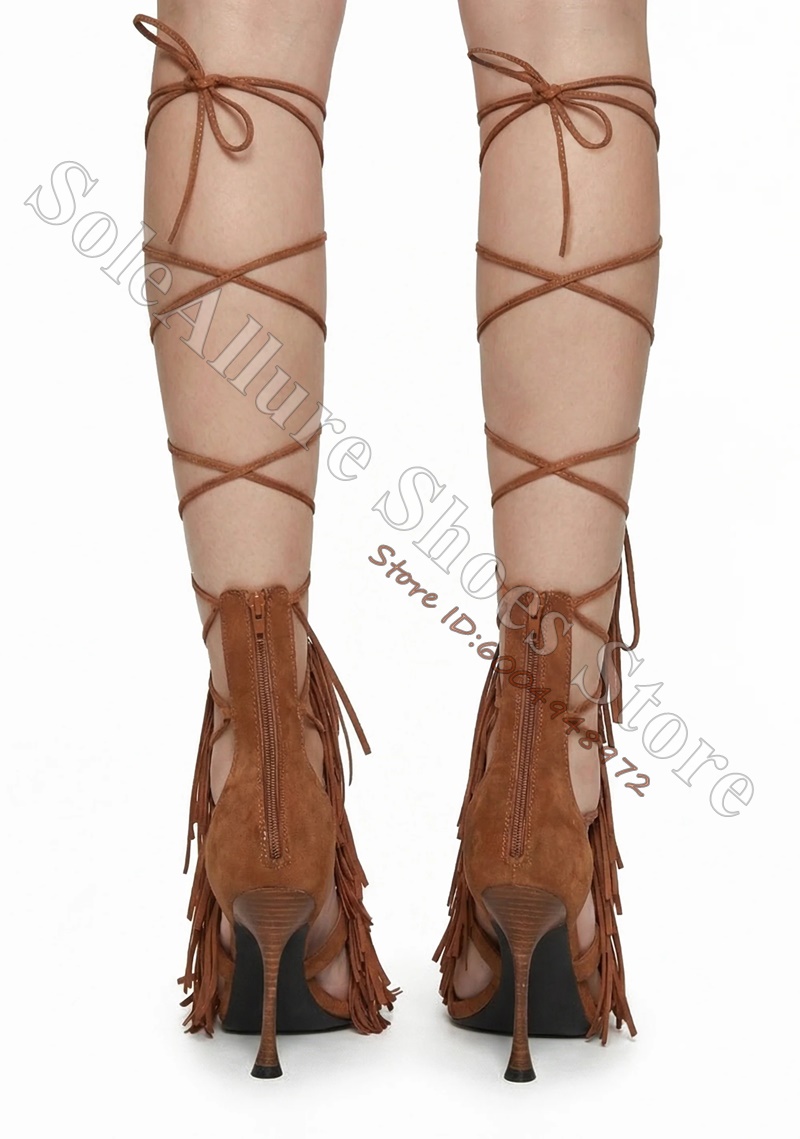 Brązowe zamszowe sandały gladi – Western Cowgirl Boot recenzja i cena