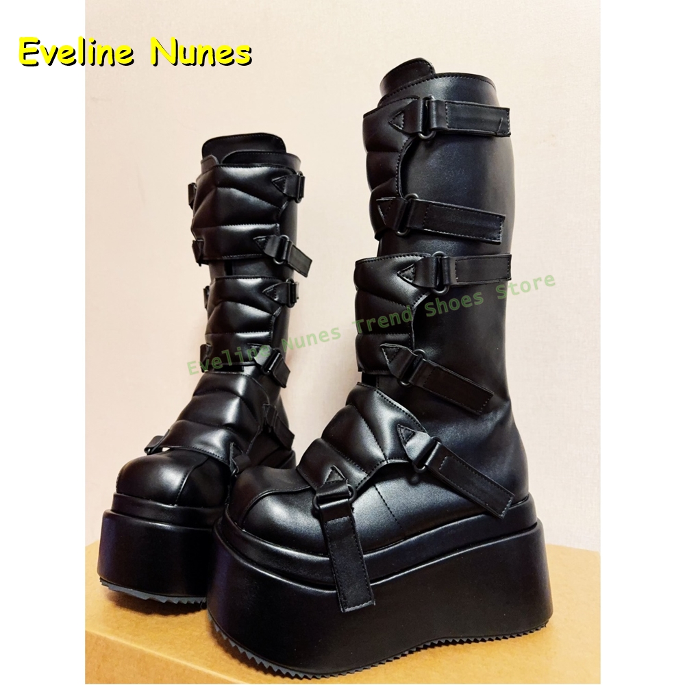 Czarne Klamry Cyberpunkowe Koz – Women'S Shoes Big Feet recenzja i cena