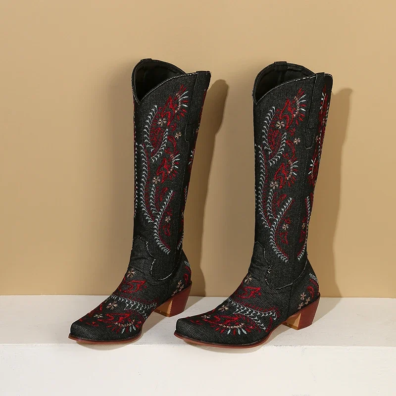 Niebieskie dżinsy Western Cowg – Western Cowgirl Boot recenzja i cena